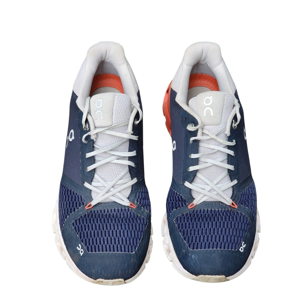 On Cloudflyer Navy Blue Orange Running Shoes Mens 11.5 21.99567 Sneaker - Picture 4 of 9